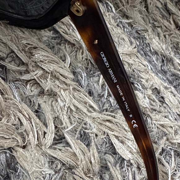 Giorgio Armani Classic Black Sunglasses - Picture 5 of 9